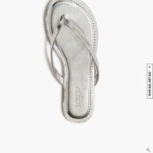 J. Crew Silver Women's Sandals